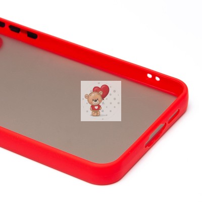 Чехол-накладка для Samsung Galaxy A55 (красный) - PC041