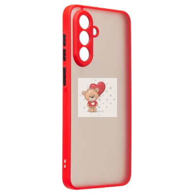 Чехол-накладка для Samsung Galaxy A56 5G (красный) - PC041