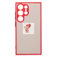 Чехол-накладка для Samsung Galaxy S24 Ultra (красный) - PC041