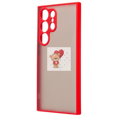 Чехол-накладка для Samsung Galaxy S24 Ultra (красный) - PC041 Чехол-накладка для Samsung Galaxy S24 Ultra (красный) - PC041