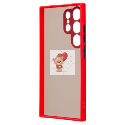 Чехол-накладка для Samsung Galaxy S24 Ultra (красный) - PC041 Чехол-накладка для Samsung Galaxy S24 Ultra (красный) - PC041