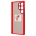 Чехол-накладка для Samsung Galaxy S24 Ultra (красный) - PC041 Чехол-накладка для Samsung Galaxy S24 Ultra (красный) - PC041
