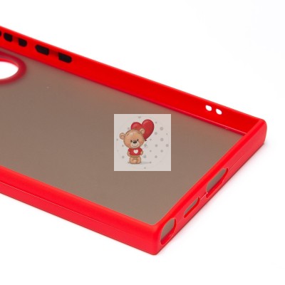 Чехол-накладка для Samsung Galaxy S24 Ultra (красный) - PC041 Чехол-накладка для Samsung Galaxy S24 Ultra (красный) - PC041