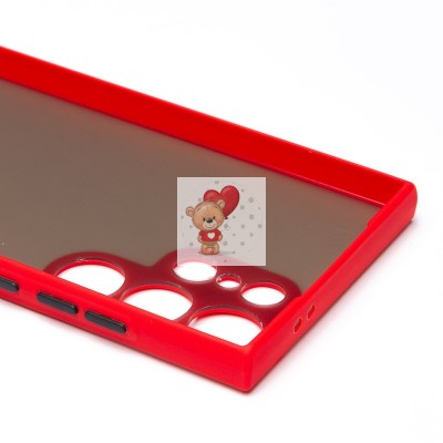 Чехол-накладка для Samsung Galaxy S24 Ultra (красный) - PC041 Чехол-накладка для Samsung Galaxy S24 Ultra (красный) - PC041