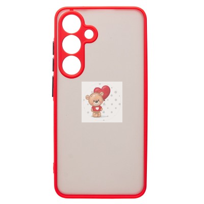 Чехол-накладка для Samsung Galaxy S24 (красный) - PC041 Чехол-накладка для Samsung Galaxy S24 (красный) - PC041