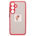 Чехол-накладка для Samsung Galaxy S24 (красный) - PC041