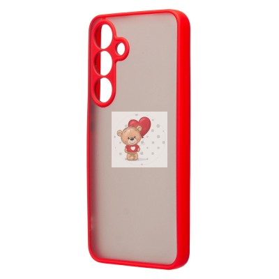 Чехол-накладка для Samsung Galaxy S24 (красный) - PC041 Чехол-накладка для Samsung Galaxy S24 (красный) - PC041