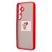 Чехол-накладка для Samsung Galaxy S24 (красный) - PC041 Чехол-накладка для Samsung Galaxy S24 (красный) - PC041
