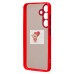 Чехол-накладка для Samsung Galaxy S24 (красный) - PC041 Чехол-накладка для Samsung Galaxy S24 (красный) - PC041