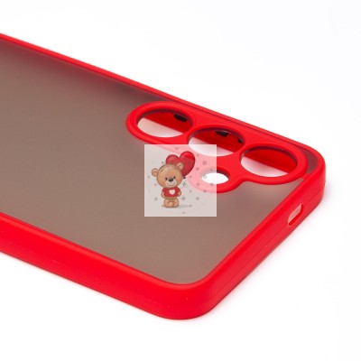 Чехол-накладка для Samsung Galaxy S24 (красный) - PC041 Чехол-накладка для Samsung Galaxy S24 (красный) - PC041