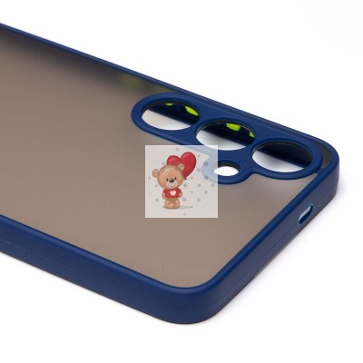 Чехол-накладка для Samsung Galaxy S24+ (темно-синий) - PC041