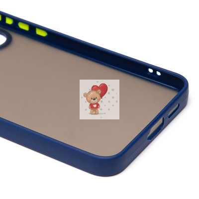 Чехол-накладка для Samsung Galaxy S24+ (темно-синий) - PC041