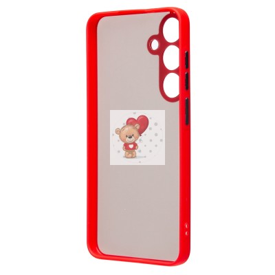 Чехол-накладка для Samsung Galaxy S24+ (красный) - PC041