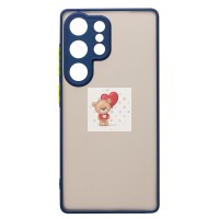 Чехол-накладка для Samsung Galaxy S25 Ultra (темно-синий) - PC041