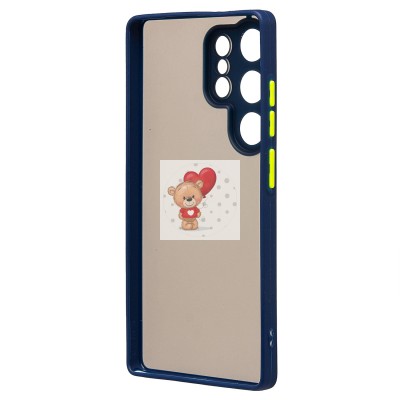 Чехол-накладка для Samsung Galaxy S25 Ultra (темно-синий) - PC041