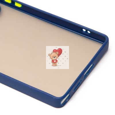 Чехол-накладка для Samsung Galaxy S25 Ultra (темно-синий) - PC041