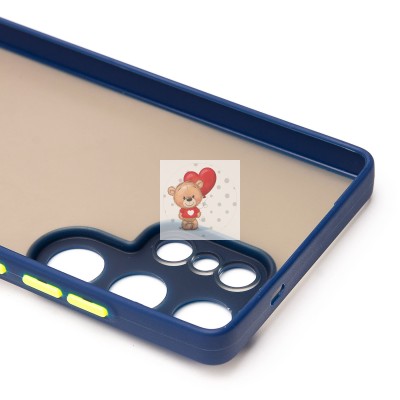 Чехол-накладка для Samsung Galaxy S25 Ultra (темно-синий) - PC041