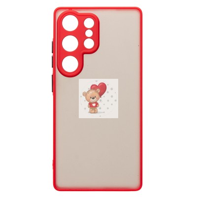 Чехол-накладка для Samsung Galaxy S25 Ultra (красный) - PC041 Чехол-накладка для Samsung Galaxy S25 Ultra (красный) - PC041