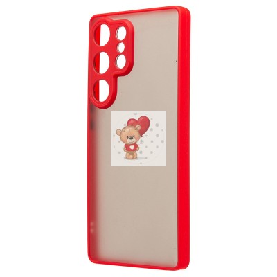 Чехол-накладка для Samsung Galaxy S25 Ultra (красный) - PC041 Чехол-накладка для Samsung Galaxy S25 Ultra (красный) - PC041