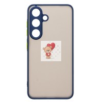 Чехол-накладка для Samsung Galaxy S25 (темно-синий) - PC041