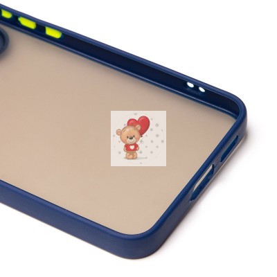 Чехол-накладка для Samsung Galaxy S25 (темно-синий) - PC041