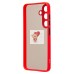 Чехол-накладка для Samsung Galaxy S25 (красный) - PC041 Чехол-накладка для Samsung Galaxy S25 (красный) - PC041