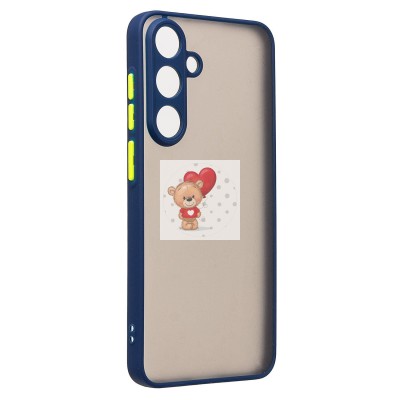 Чехол-накладка для Samsung Galaxy S25+ (темно-синий) - PC041 Чехол-накладка для Samsung Galaxy S25+ (темно-синий) - PC041