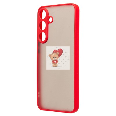 Чехол-накладка для Samsung Galaxy S25+ (красный) - PC041 Чехол-накладка для Samsung Galaxy S25+ (красный) - PC041