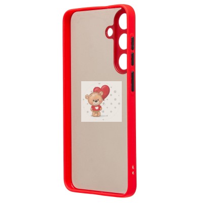 Чехол-накладка для Samsung Galaxy S25+ (красный) - PC041 Чехол-накладка для Samsung Galaxy S25+ (красный) - PC041