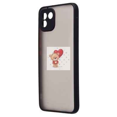 Чехол-накладка для Samsung A035 Galaxy A03 (черный/черный) - PC041