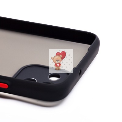 Чехол-накладка для Samsung A035 Galaxy A03 (черный/черный) - PC041