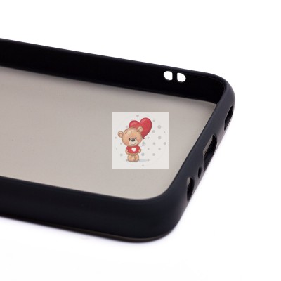 Чехол-накладка для Samsung A035 Galaxy A03 (черный/черный) - PC041