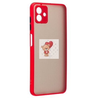 Чехол-накладка для Samsung A045 Galaxy A04 (красный) - PC041