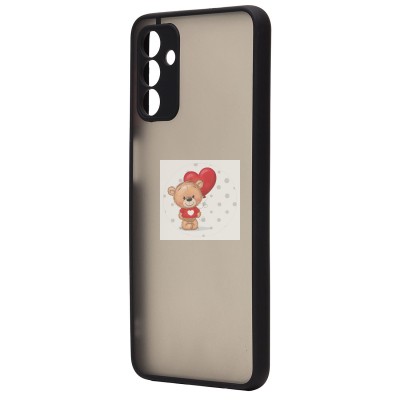 Чехол-накладка для Samsung A047 Galaxy A04s (черный/черный) - PC041