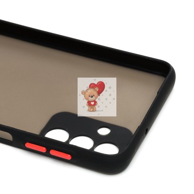 Чехол-накладка для Samsung A047 Galaxy A04s (черный/черный) - PC041