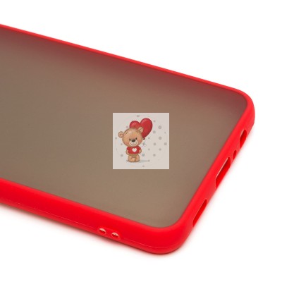 Чехол-накладка для Samsung A047 Galaxy A04s (красный/черный) - PC041