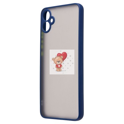 Чехол-накладка для Samsung A055 Galaxy A05 (темно-синий) - PC041