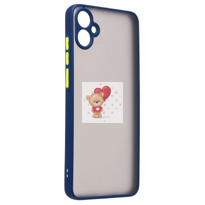 Чехол-накладка для Samsung A055 Galaxy A05 (темно-синий) - PC041