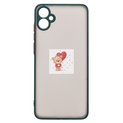 Чехол-накладка для Samsung A055 Galaxy A05 (темно-зеленый) - PC041