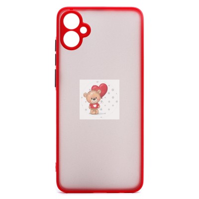Чехол-накладка для Samsung A055 Galaxy A05 (красный) - PC041
