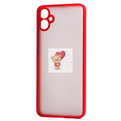 Чехол-накладка для Samsung A055 Galaxy A05 (красный) - PC041
