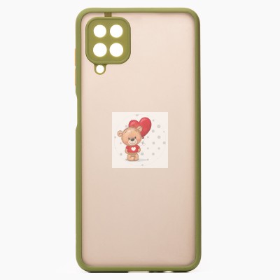 Чехол-накладка для Samsung A125 Galaxy A12 (зеленый/черный) - PC041