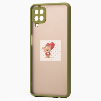 Чехол-накладка для Samsung A125 Galaxy A12 (зеленый/черный) - PC041