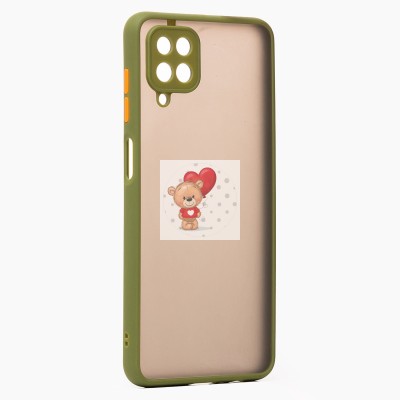 Чехол-накладка для Samsung A125 Galaxy A12 (зеленый/черный) - PC041