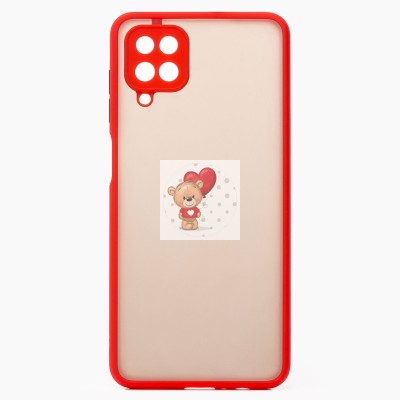 Чехол-накладка для Samsung A125 Galaxy A12 (красный/черный) - PC041