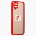 Чехол-накладка для Samsung A125 Galaxy A12 (красный/черный) - PC041