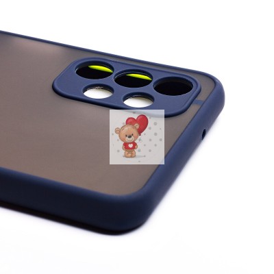 Чехол-накладка для Samsung A135 Galaxy A13 4G (синий/черный) - PC041