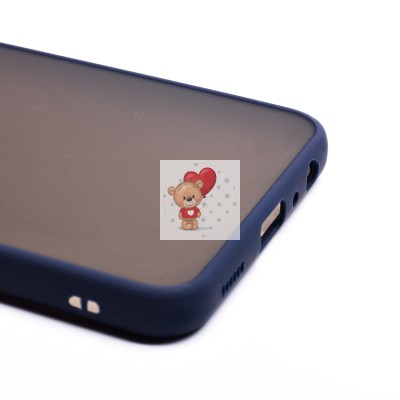 Чехол-накладка для Samsung A135 Galaxy A13 4G (синий/черный) - PC041