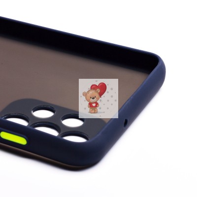 Чехол-накладка для Samsung A135 Galaxy A13 4G (синий/черный) - PC041