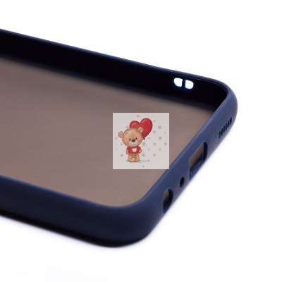 Чехол-накладка для Samsung A135 Galaxy A13 4G (синий/черный) - PC041